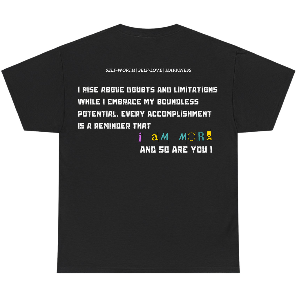 I AM MORE Tee – Black